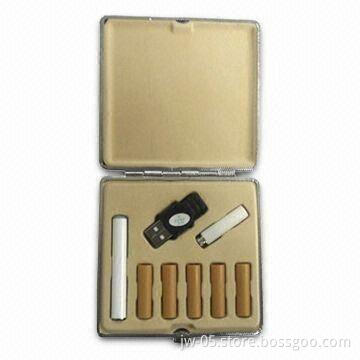 Electronic Cigarette with 6pcs Cartridge and USB Charger